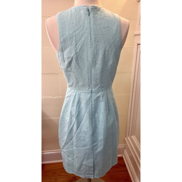 NWT J Crew Sheath Dress Sea Foam/Tiffany Blue Size 2 - Picture 5 of 9